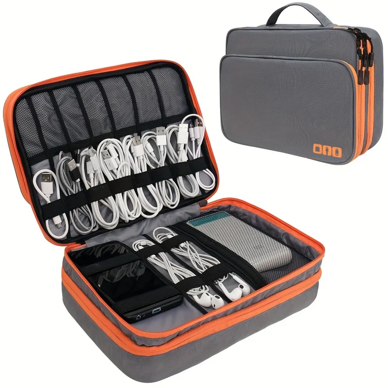 Multi-Layer Electronic Organiz - Tech Accessories Case 评论和价格