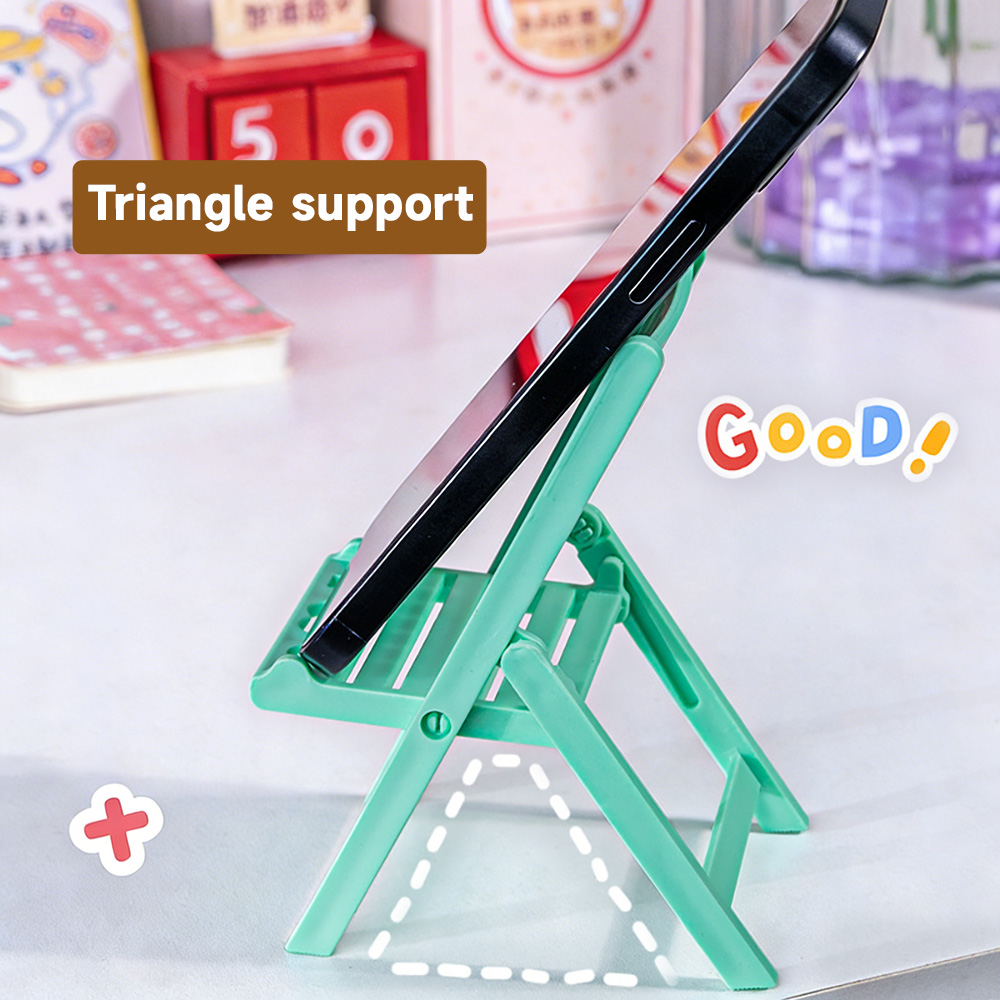 Mini Folding Chair Phone Stand - Kawaii Tech Accessories 评论和价格